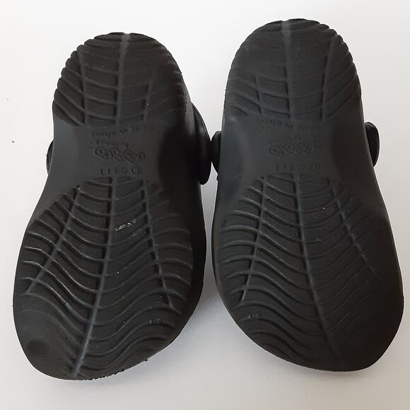 Jibbitz by Crocs Classic Clogs Water Shoes Black Toddler 6/7 Summer Slip On Play - Picture 8 of 9